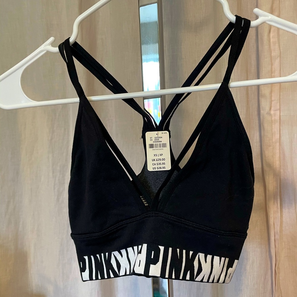 PINK Razorback Strappy Sports Bra / Bralette